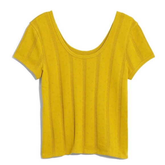 NEW MADEWELL POINTELLE KNIT TOP - Picture 7 of 7